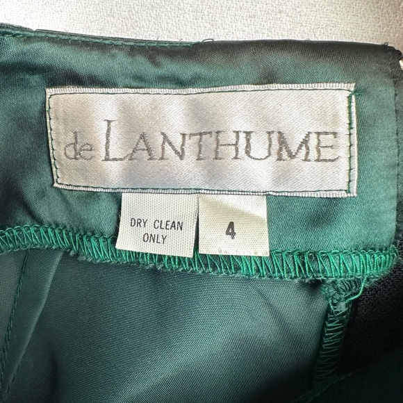 Vintage de Lanthume Embroidered Sweater & Skirt Set Elegant Party - Picture 11 of 15